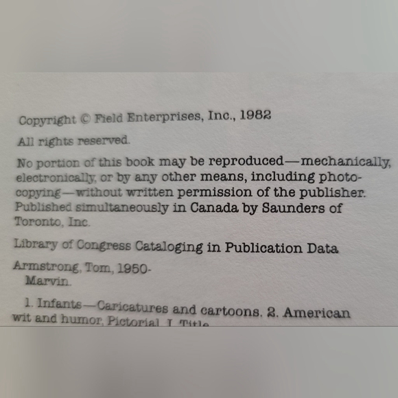 Vintage 1982 Marvin Comic A Star is Born by Tom Armstrong - Picture 3 of 3